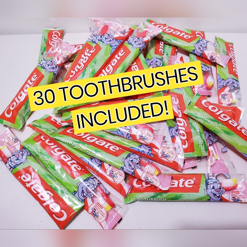 30 Colgate Kids Toothbrush Manual Soft Bristles Oral Dental Tool Gifts